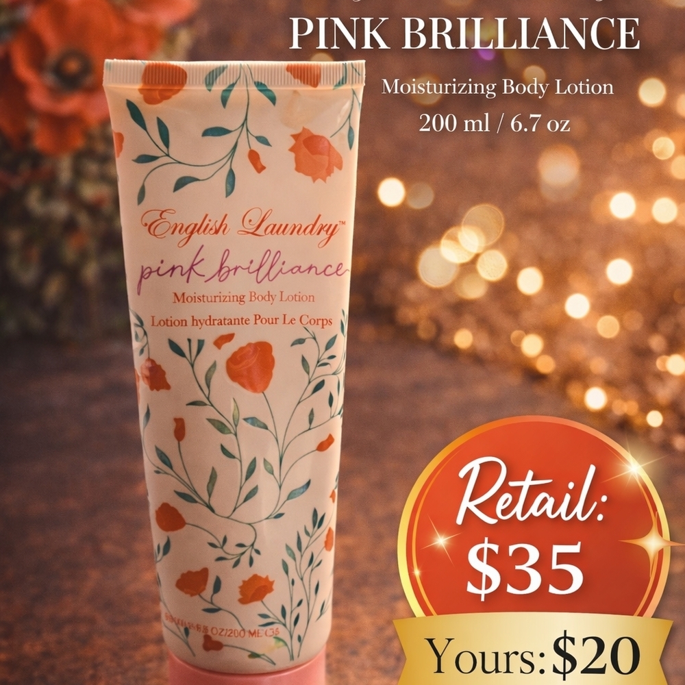 English Laundry Pink Floral Body Lotion